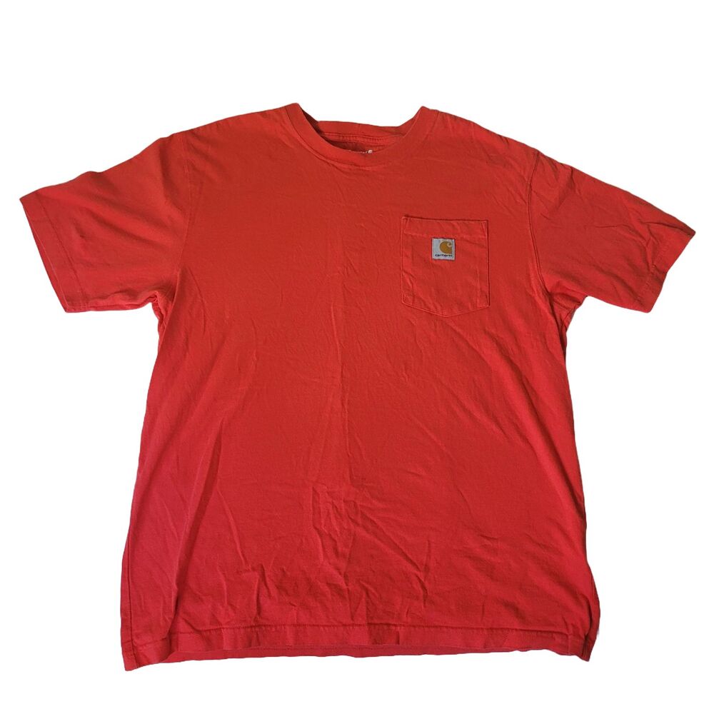 Carhartt Loose Fit Pocket T-Shirt Red Men’s Large Workwear Tee